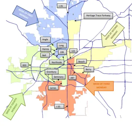 Fort Worth Trash Schedule 2023 - Bulk, Recycling & Waste