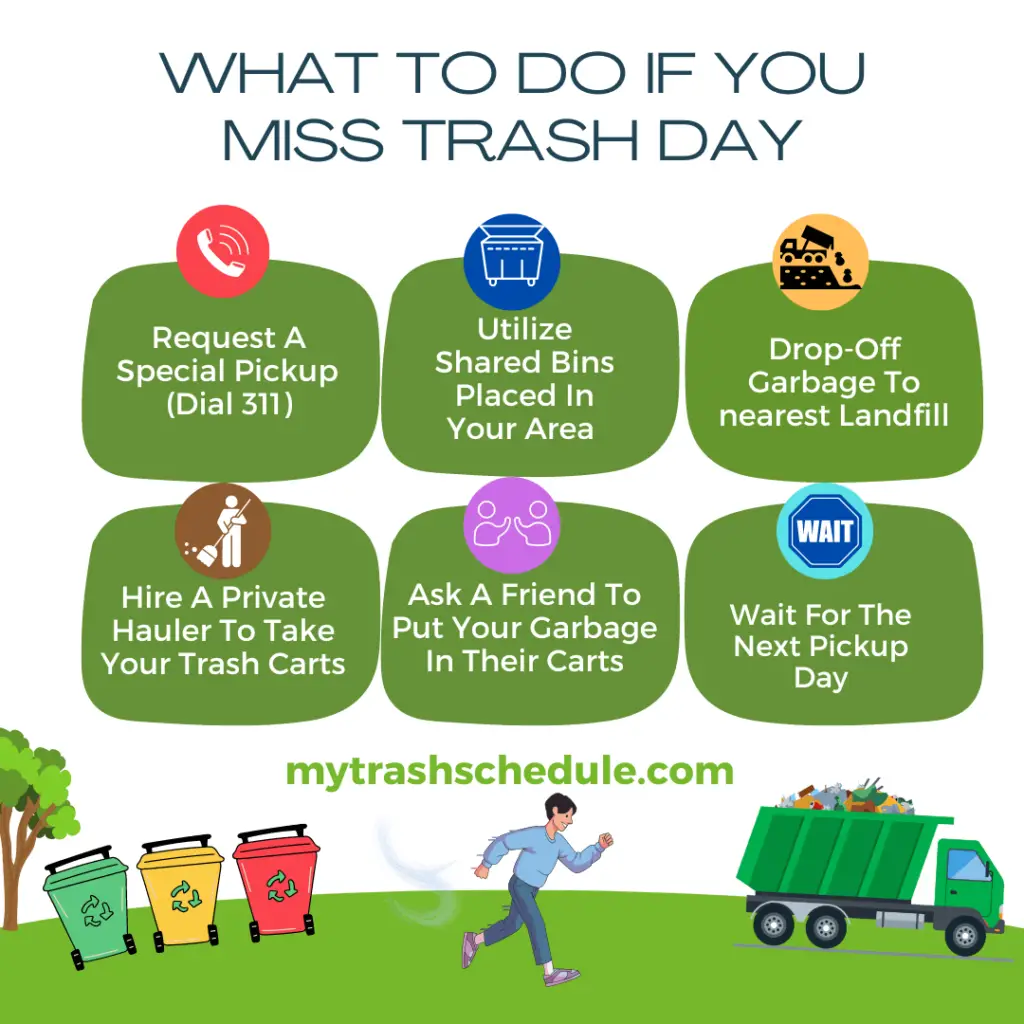 What to do if you miss trash day