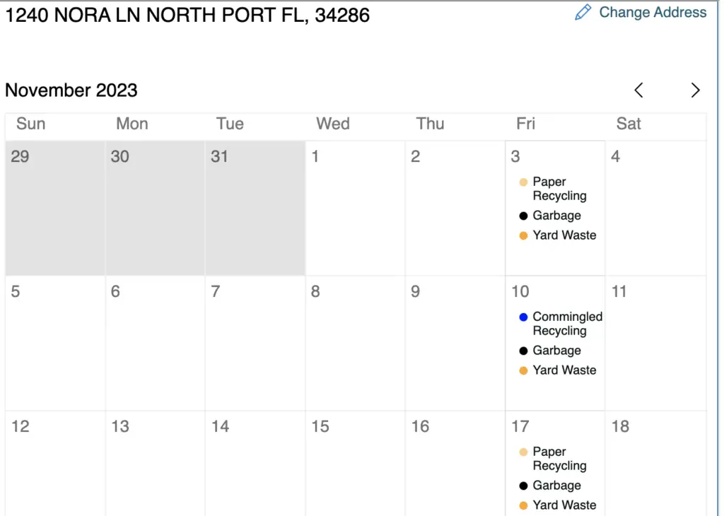 North Port Trash Schedule Garbage Disposal in Florida