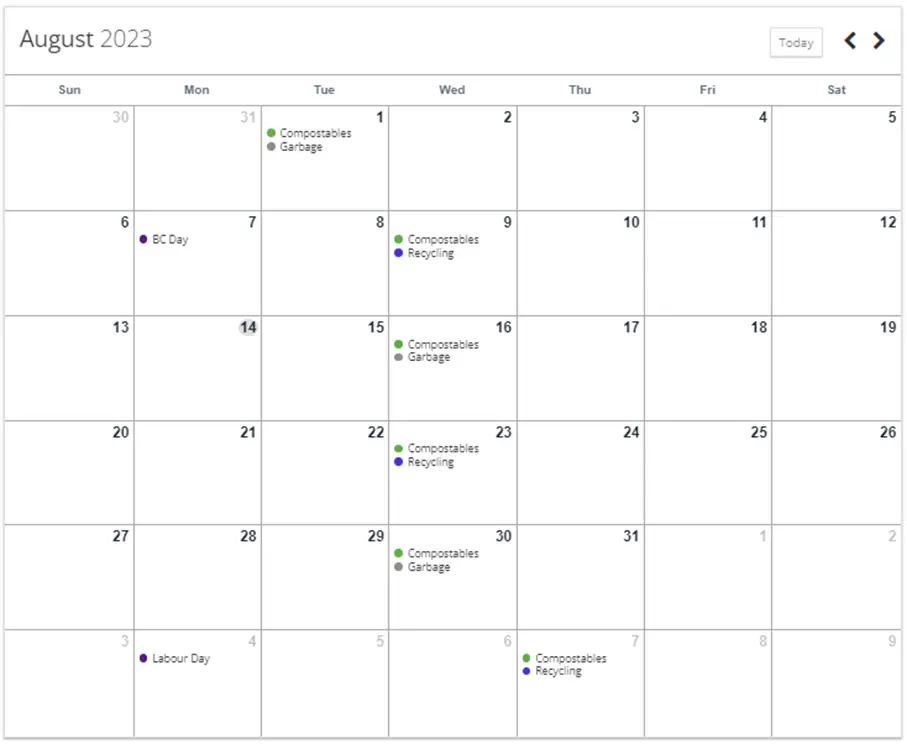 Your Quick Guide to Abbotsford Trash & Recycling Schedules