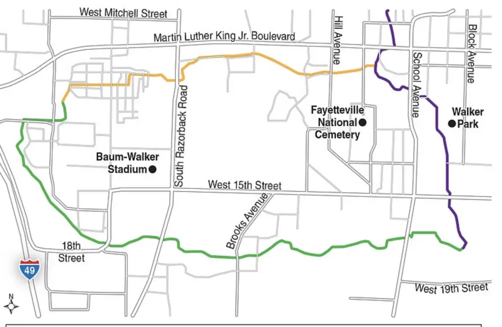 Fayetteville Trash Collection Map