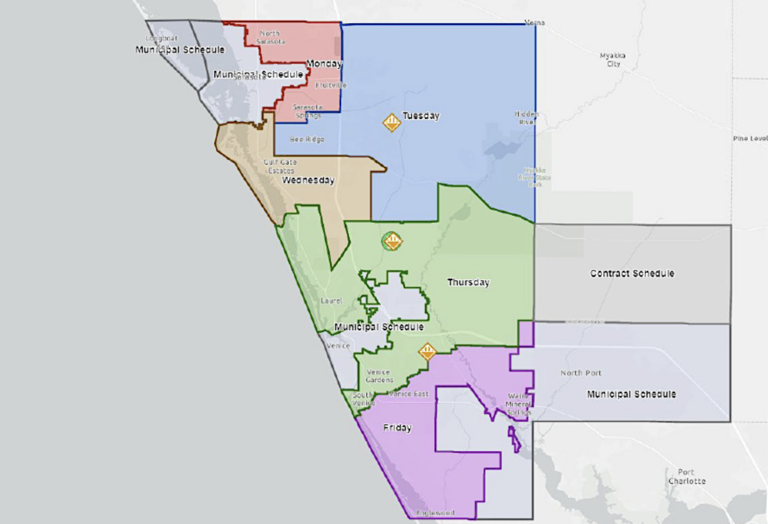 Sarasota Trash Schedule Holiday Garbage Collection!